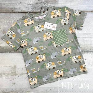Pete + Lucy Silly Safari shirt size 6/6x